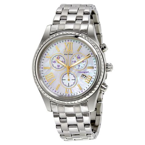 mother of pearl chronograph